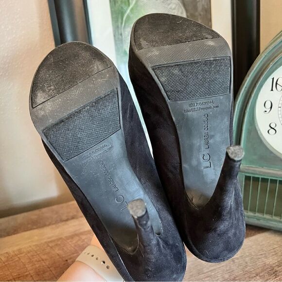 LC Lauren Conrad Black Platform Heels - Picture 8 of 10
